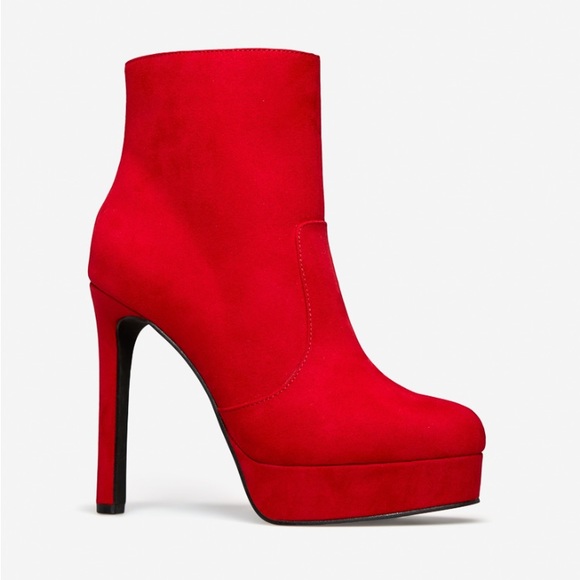 Shoes - Red Stiletto Bootie